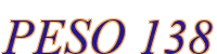 peso 138